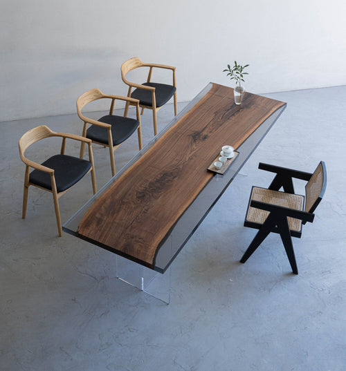 Mazonvintage-Essential Artworks Transparent Epoxy Resin Tabletop