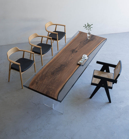 Mazonvintage-Essential Artworks Transparent Epoxy Resin Tabletop