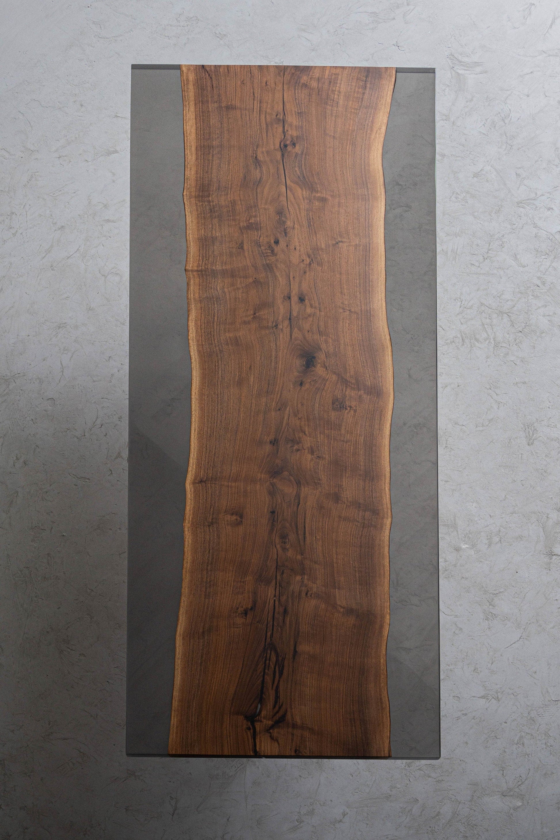 Mazonvintage-Solid Black Walnut Wood Epoxy Resin Table