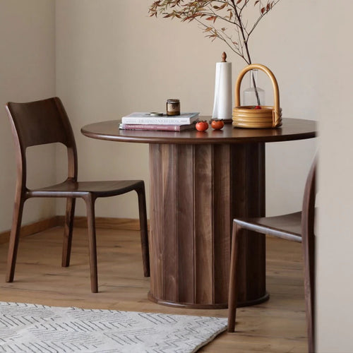 Mazonvintage-Whimsy Blinds Design Solid Walnut Wood Table