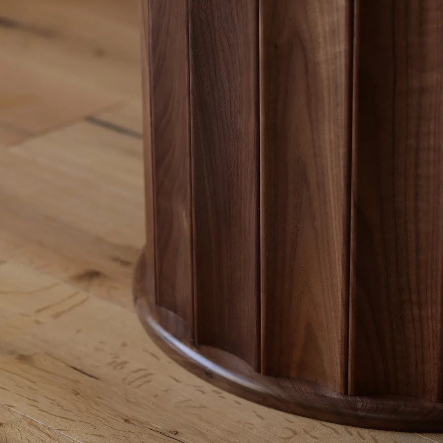 Mazonvintage-Whimsy Blinds Design Solid Walnut Wood Table