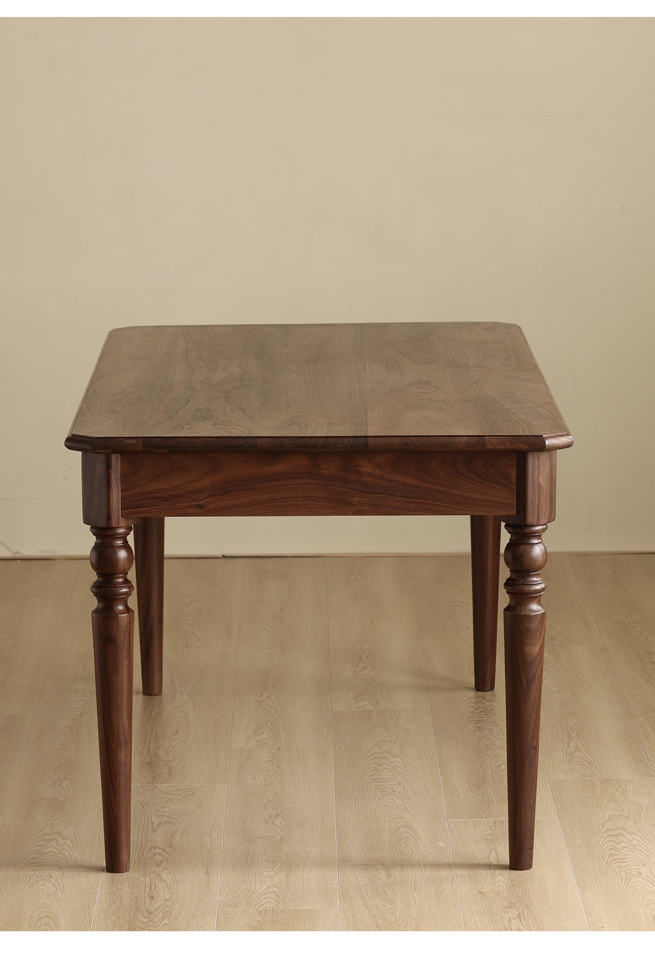 Mazonvintage-Mid-Century American Dark Walnut Wood Dining Table