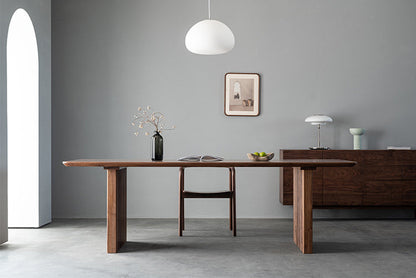 Mazonvintage-Artisan Minimalism Black Walnut Wood Table