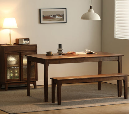 Mazonvintage-Vintage Charm Solid Wood Dining Table