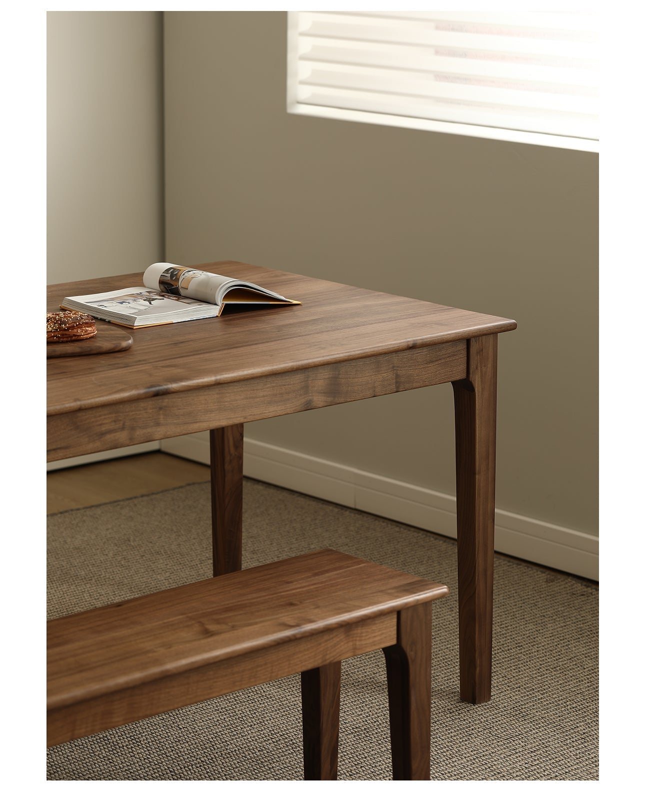 Mazonvintage-Vintage Charm Solid Wood Dining Table