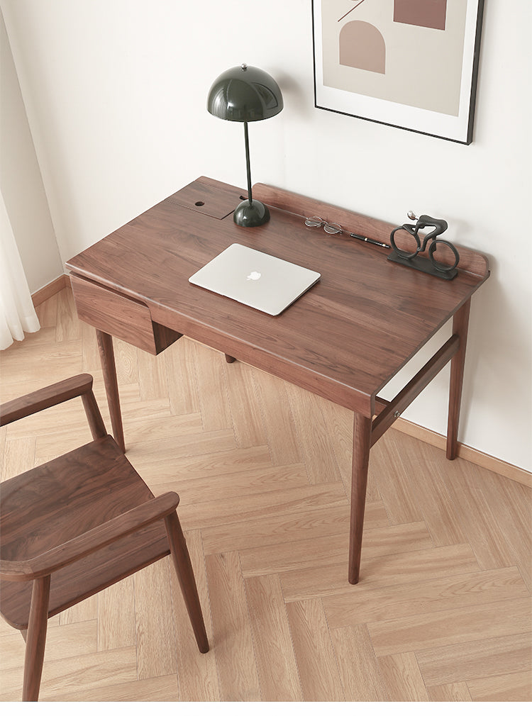Mazonvintage-Artist's Studio Walnut Wood Writing Desk