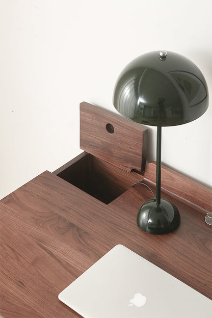Mazonvintage-Artist's Studio Walnut Wood Writing Desk