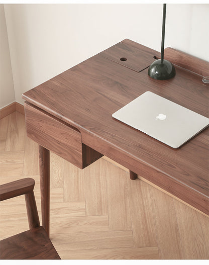 Mazonvintage-Artist's Studio Walnut Wood Writing Desk