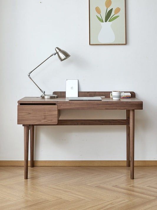 Mazonvintage-Artist's Studio Walnut Wood Writing Desk