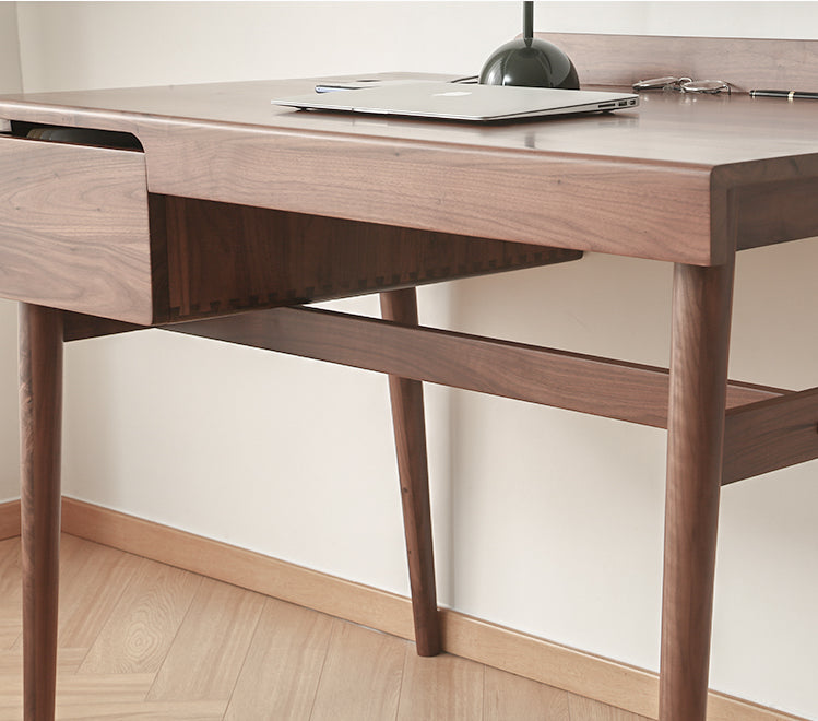 Mazonvintage-Artist's Studio Walnut Wood Writing Desk