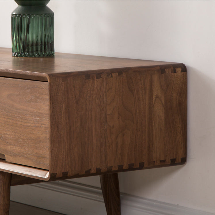Mazonvintage-Urban Chic Black Walnut Wood Media Unit