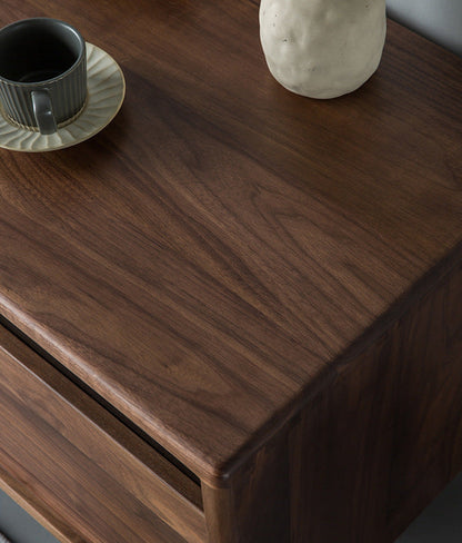 Mazonvintage-Fable Solid Walnut Wood Mountain Design TV Stand