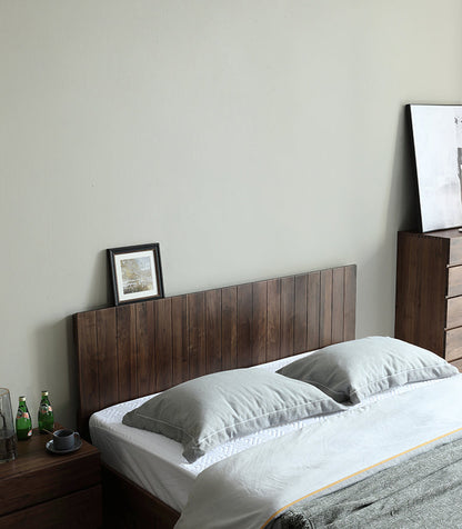 Mazonvintage-Sierra Big Hydraulic Bed Made of Black Walnut Wood
