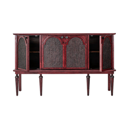 Malvina White Oak Wood Cabinet & Sideboard