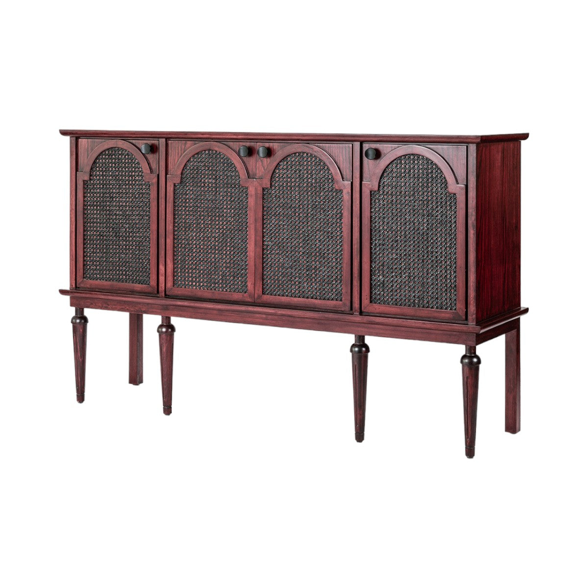Malvina White Oak Wood Cabinet & Sideboard