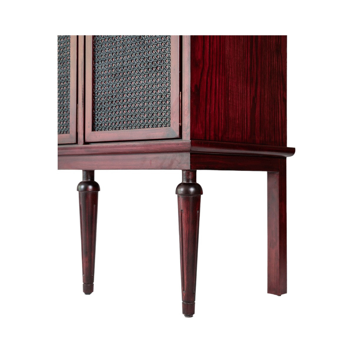 Malvina White Oak Wood Cabinet & Sideboard