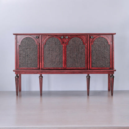 Malvina White Oak Wood Cabinet & Sideboard