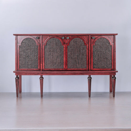 Malvina White Oak Wood Cabinet & Sideboard