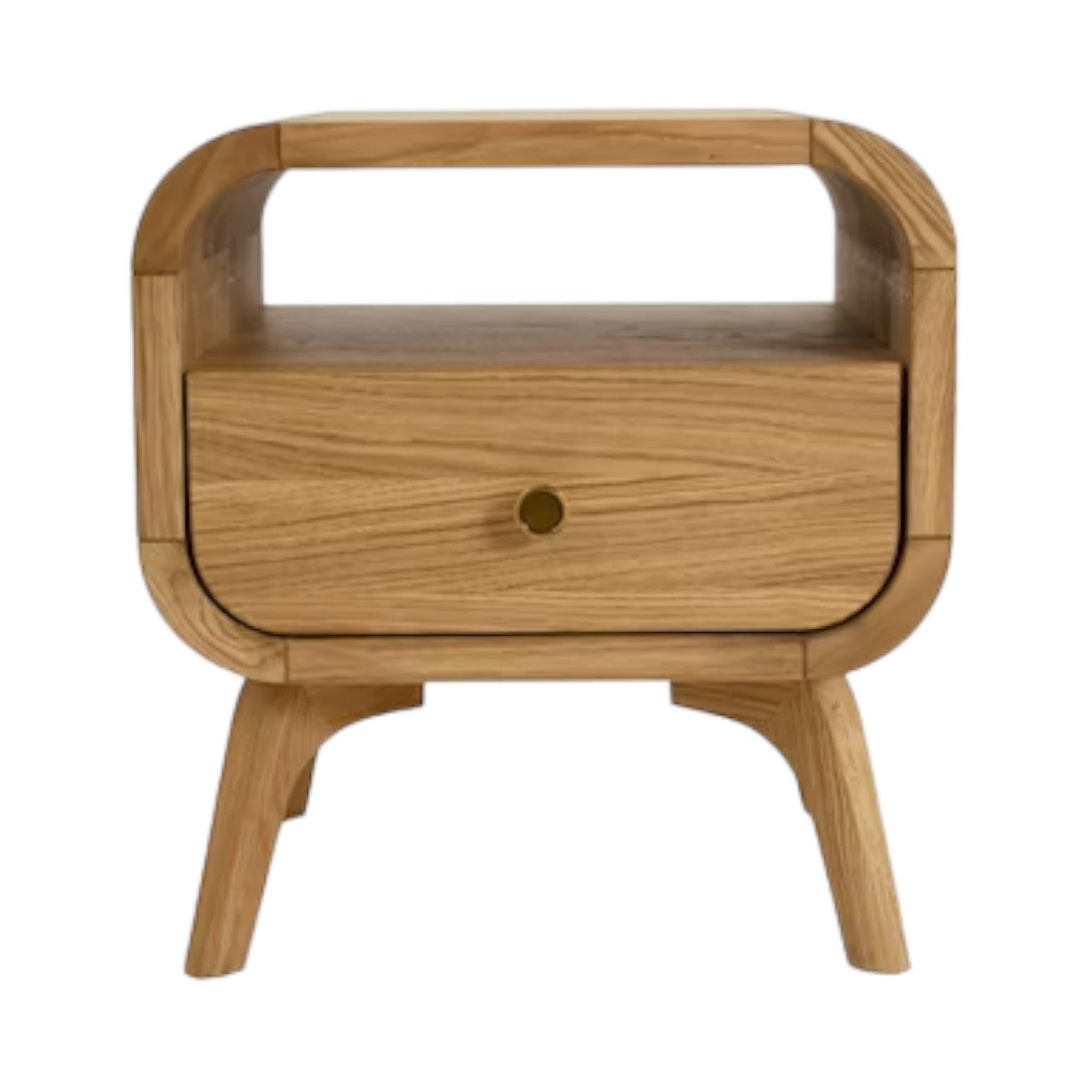 Manrico Oak Wood Bedside