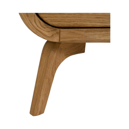 Manrico Oak Wood Bedside