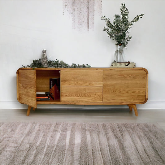 Marc Oak Wood Cabinet & Sideboard