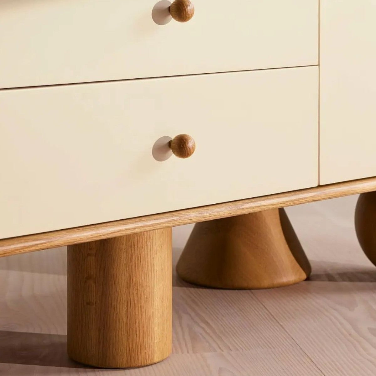 Marcel Oak Wood Cabinet & Sideboard