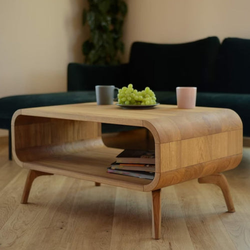 Marcel Oak Wood Coffee Table
