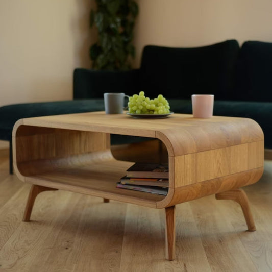 Marcel Oak Wood Coffee Table
