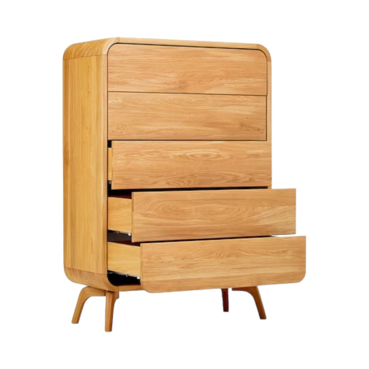 Marcela Oak Wood Chest of Drawers