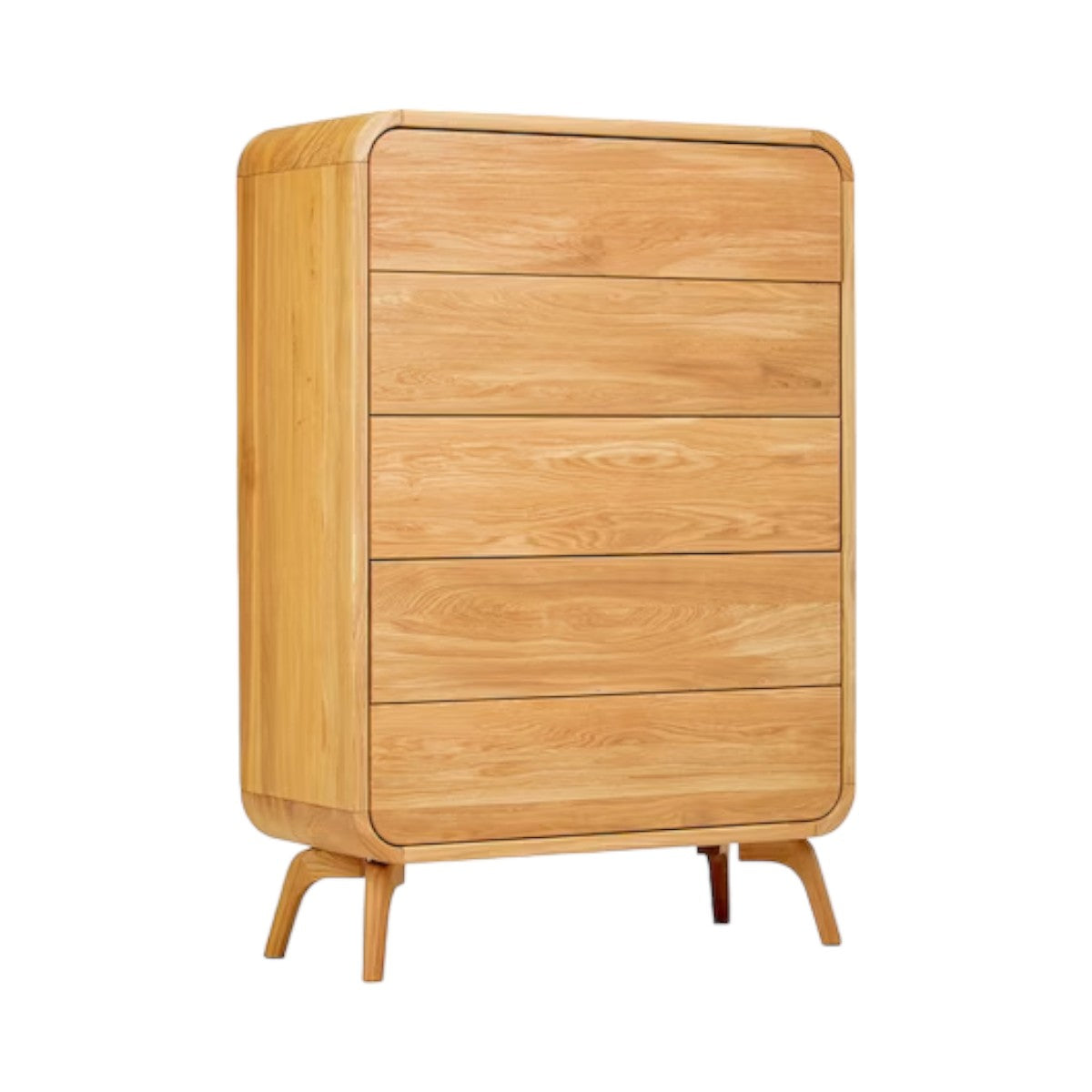 Marcela Oak Wood Chest of Drawers