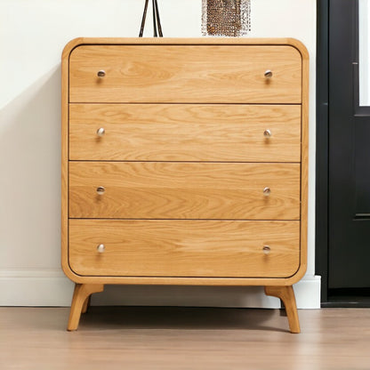 Marcelina Oak Wood Chest of Drawers
