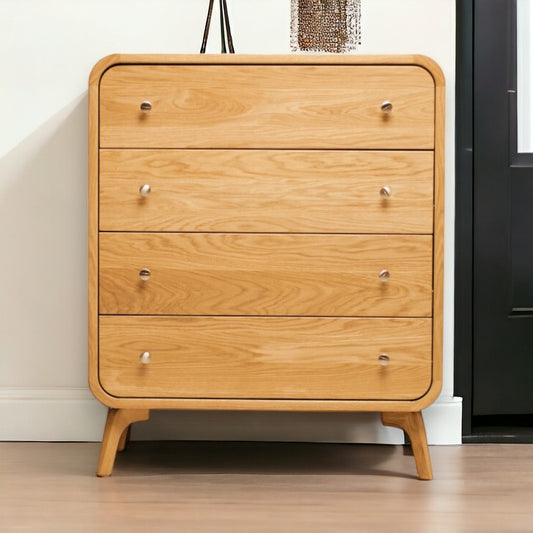 Marcelina Oak Wood Chest of Drawers