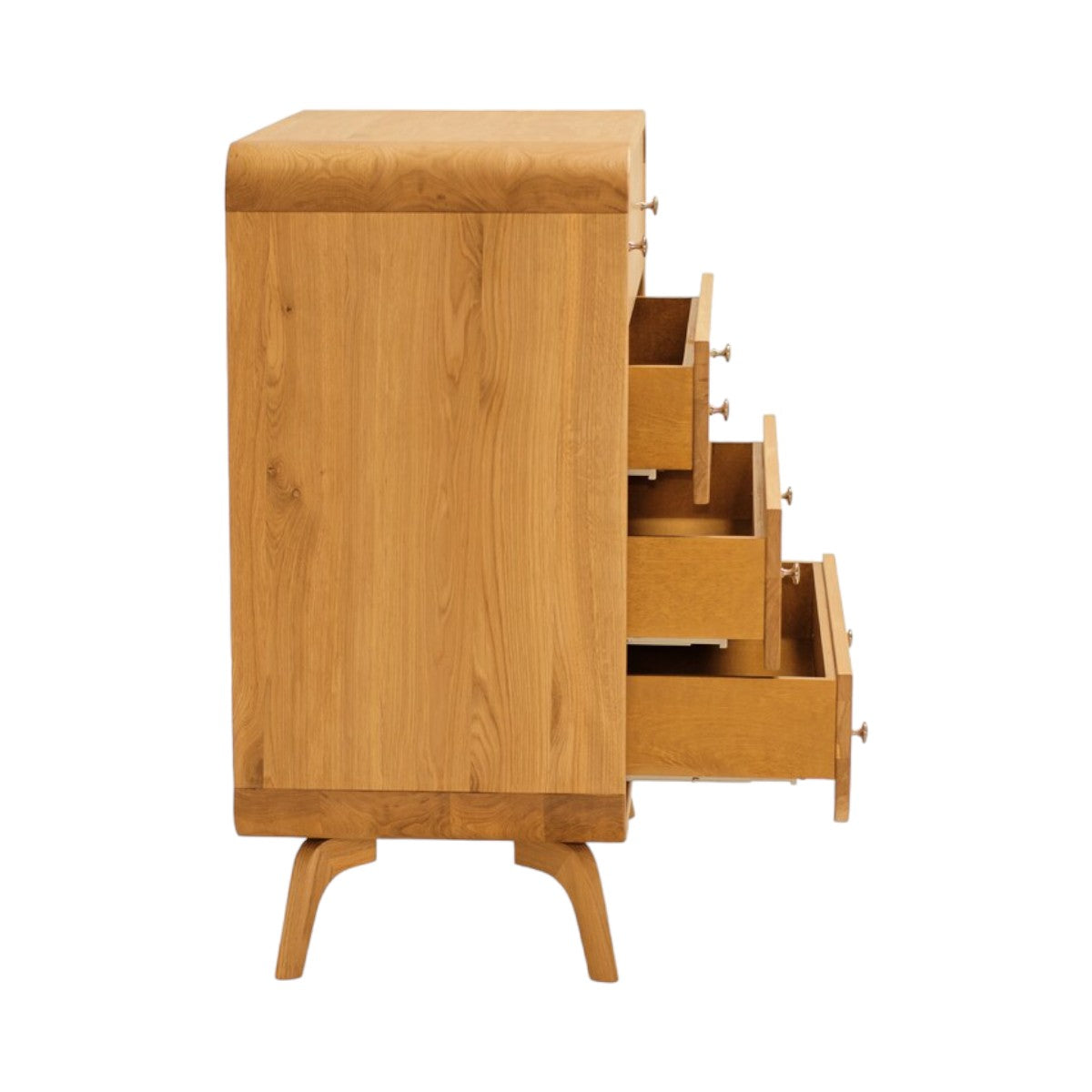 Marcelina Oak Wood Chest of Drawers