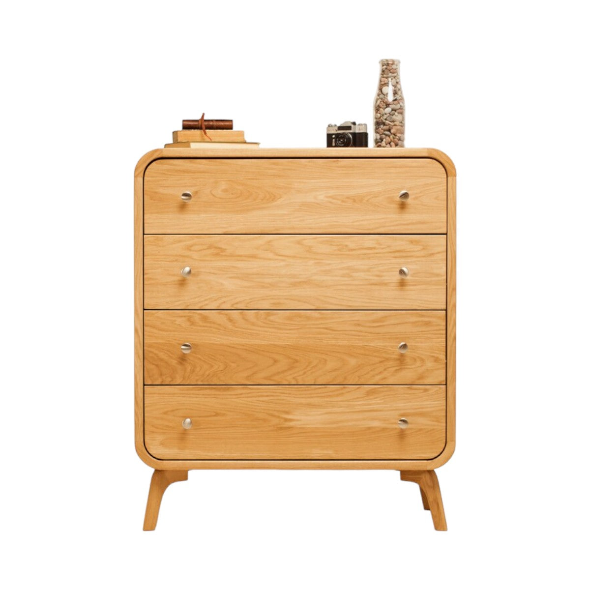 Marcelina Oak Wood Chest of Drawers