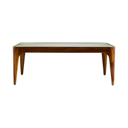 Maren Brass Starburst Rectangular Coffee Table