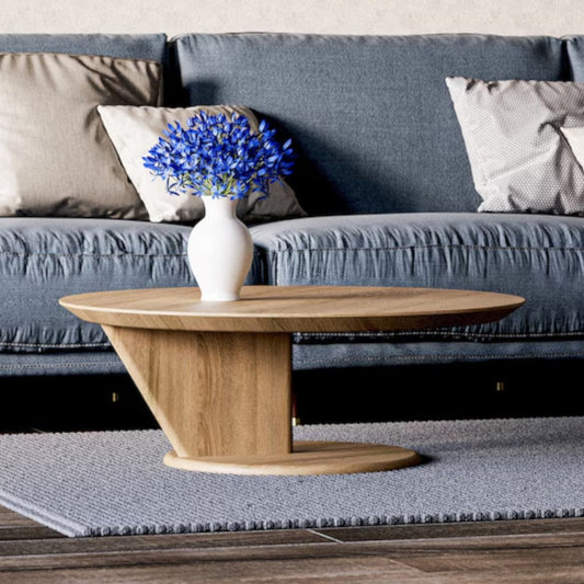 Marlon Oak Wood Coffee Table