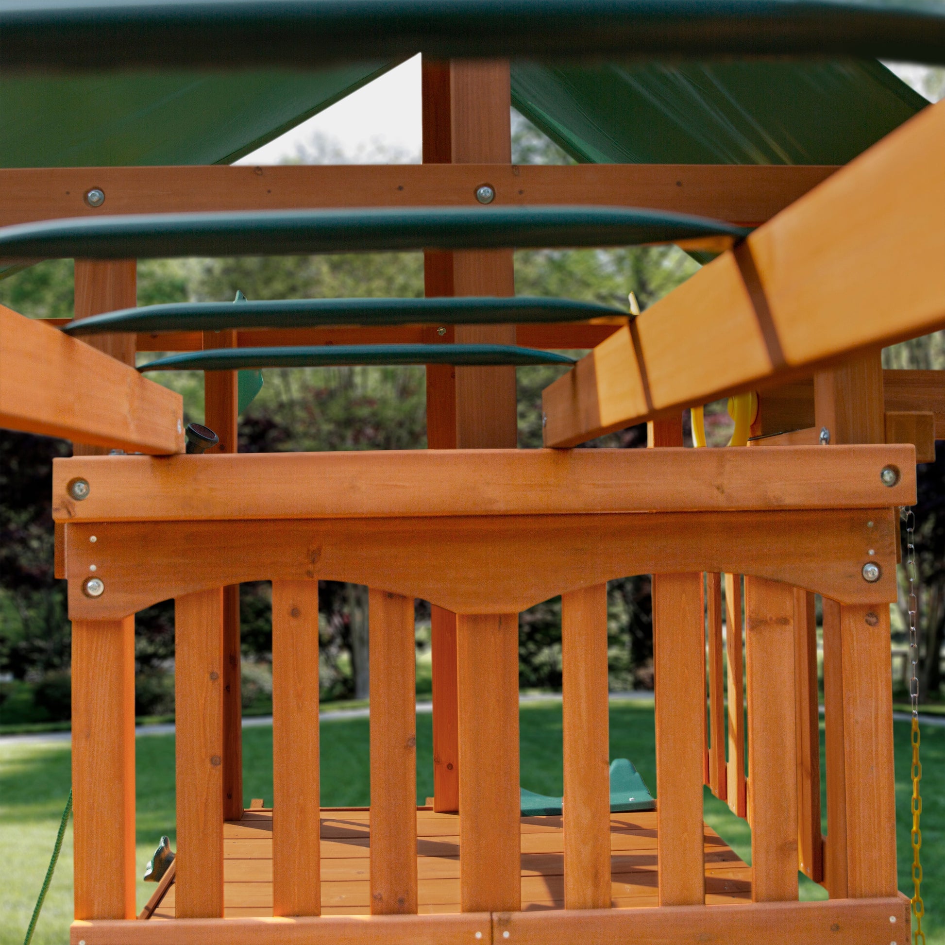 MazonvintagePlaysets Outing With Monkey Bars Swing Set