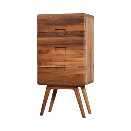 Nevio Walnut Wood Chest of Drawers