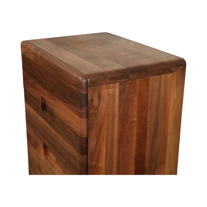 Nevio Walnut Wood Chest of Drawers