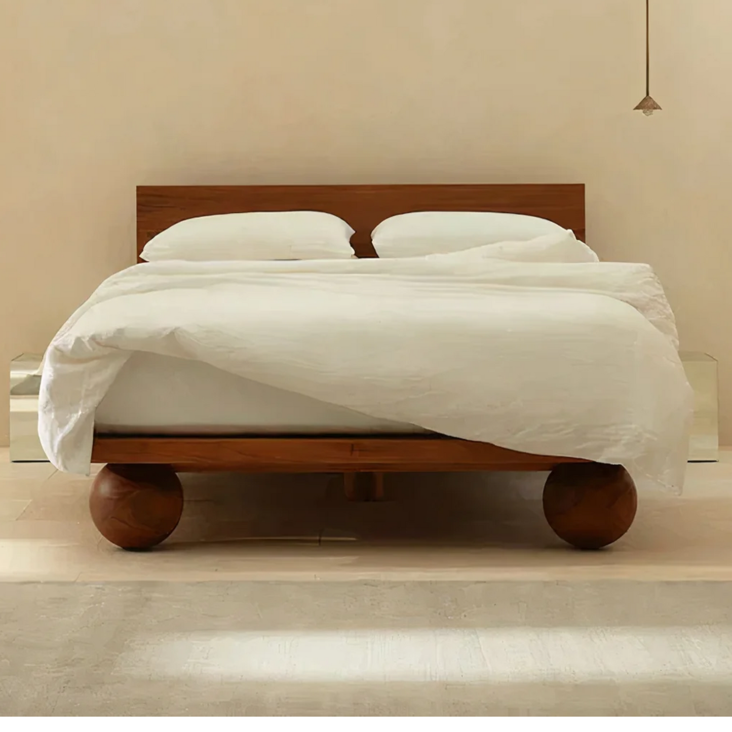 Aadi Oak Wood Bed