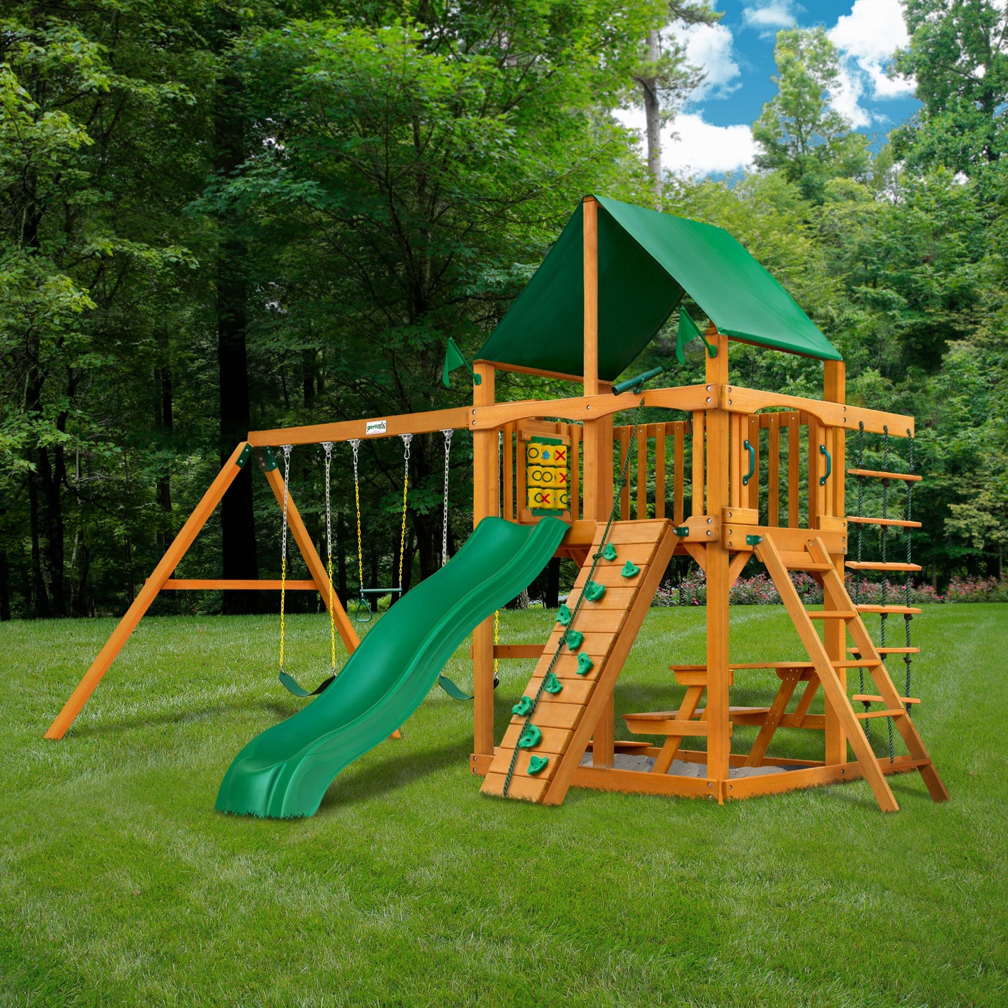 MazonvintagePlaysets Chateau Swing Set