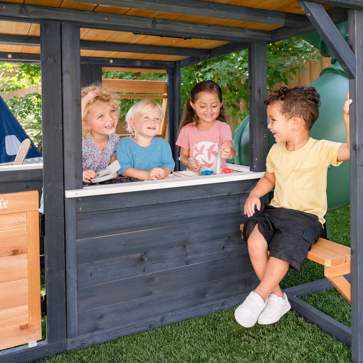 Cozy Escape Playhouse - Navy - Installation Available
