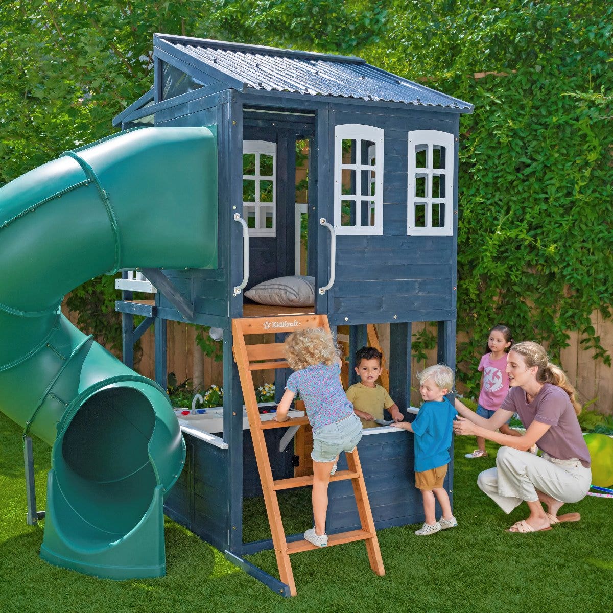 Cozy Escape Playhouse - Navy - Installation Available