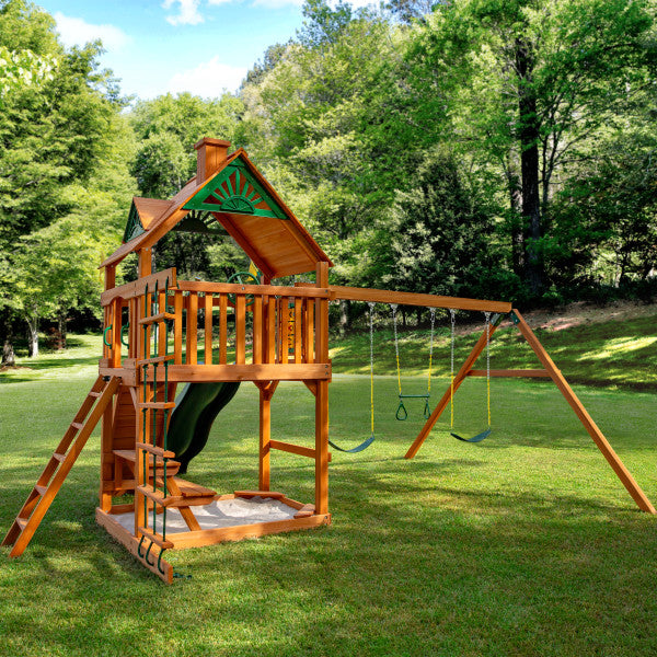 MazonvintagePlaysets Chateau Swing Set