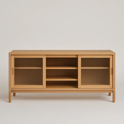 Sliding Door Kitchen Cabinet Modern Lowboard Storage