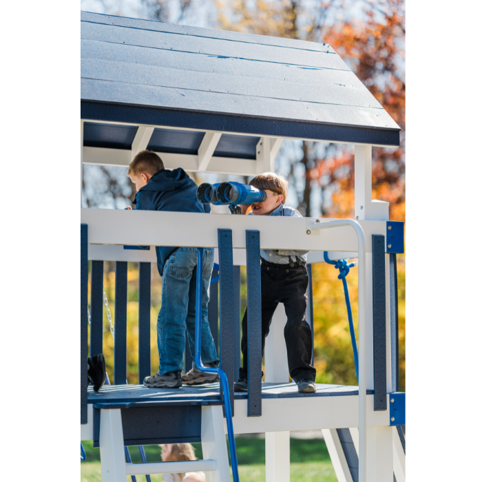Solar Vinyl Swing Set