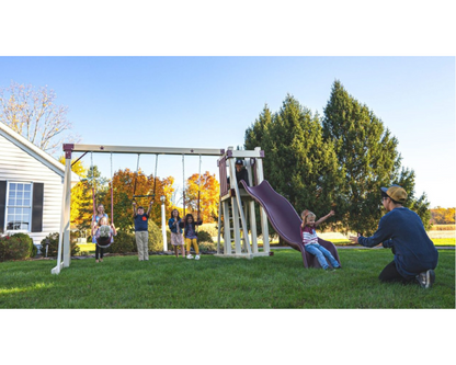 Star 2 Vinyl Swing Set