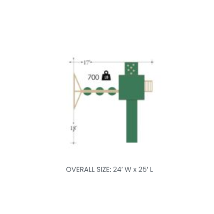 Star 1 Vinyl Swing Set