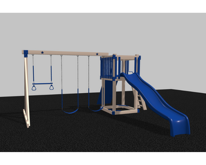 Star 1 Vinyl Swing Set