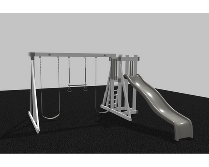 Star 2 Vinyl Swing Set